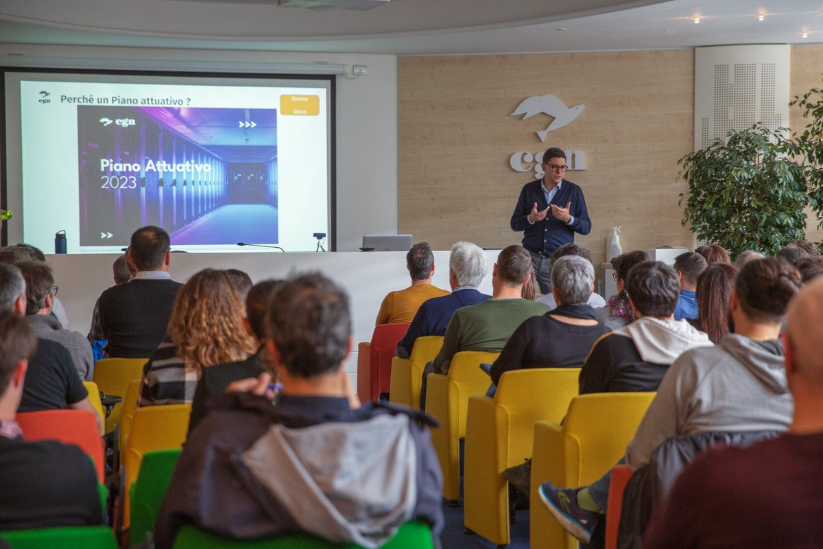 Un evento all'insegna dell'innovazione e del mondo IT.  
Così è stata la Plenaria della Software Factory di
<a href="/ServiziCGN/">Servizi CGN Società Benefit</a> in cui sono stati illustrati i principali progetti di trasformazione 2023 e il rilascio di importanti novità sui nostri applicativi core.  

#servizicgn