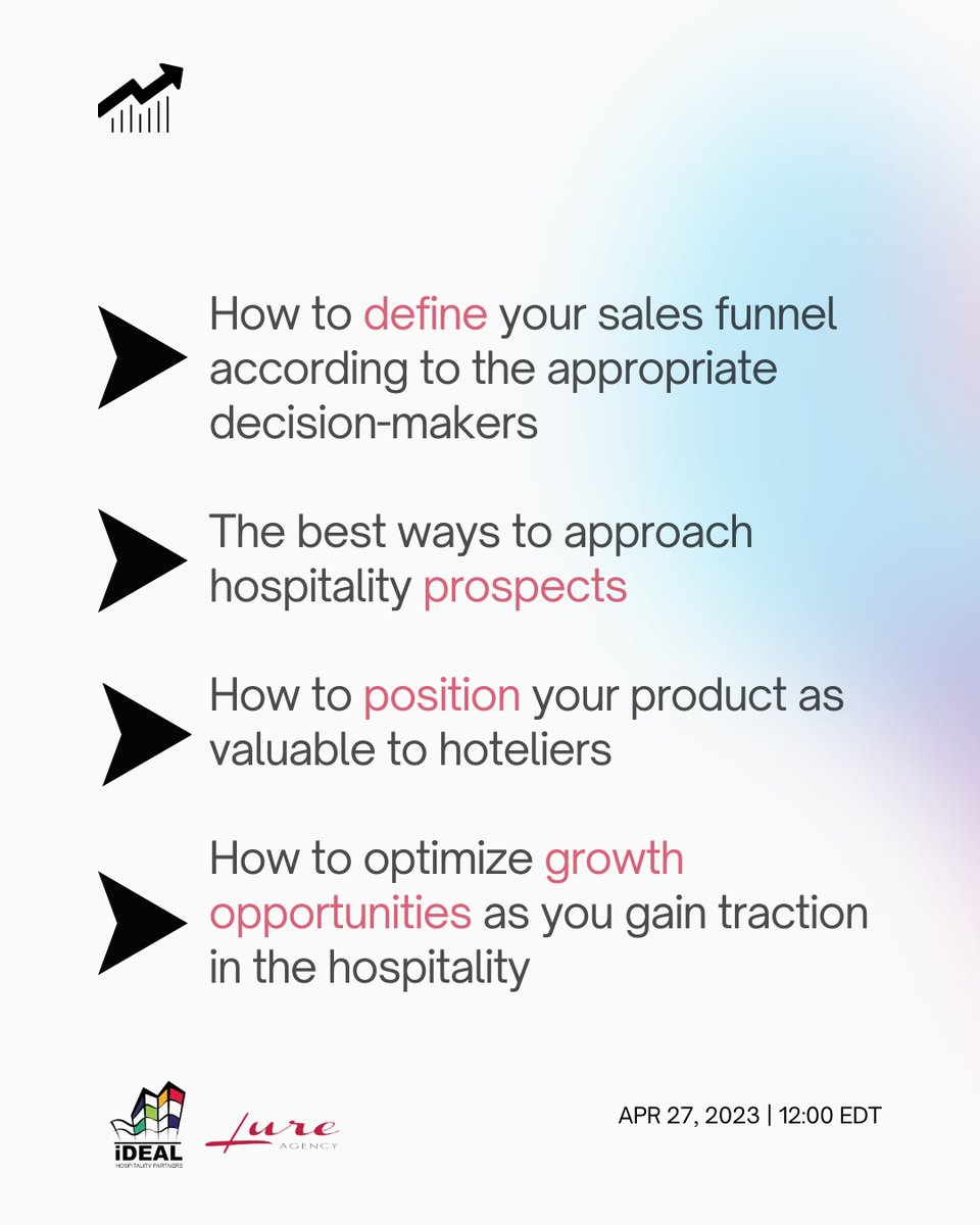 Learning how to supercharge your sales strategy as a hospitality supplier is easier than you may think. 😉

Swipe through below.

#hospitalitysales #hotelsupplier #unleashyourpotential