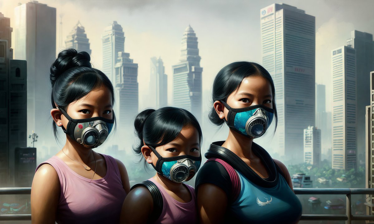 March 31, 2023 - Thailand's extreme air pollution: 'I feel sorry for my daughter'

bbc.co.uk/news/world-asi…

#ThailandAirPollution #AirPollutionCrisis #HealthConcerns #EnvironmentalIssues #ProtectOurPlanet #nft #nftart #nftcommunity #nftartist #cryptoart #stablediffusion