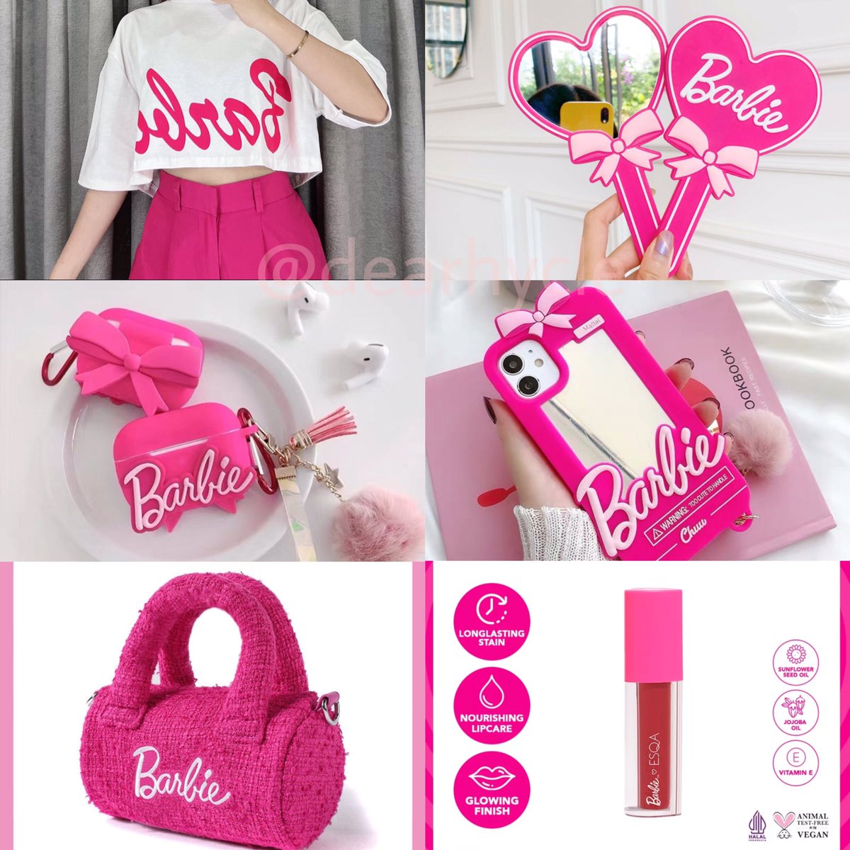 dearhycle's tweet photo. Items related to BARBIE that you must have🎀

~a thread https://t.co/jxUkjywMBy