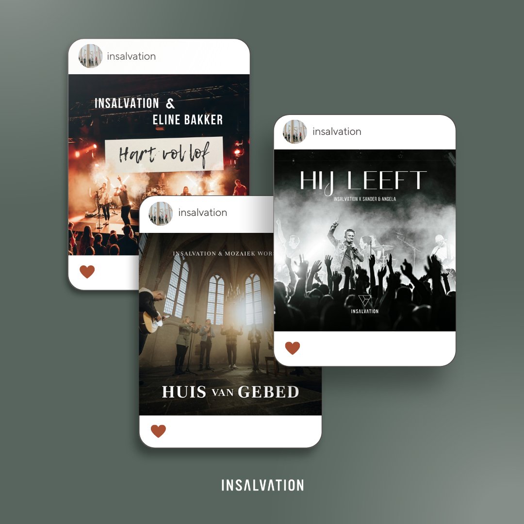 Wat is jouw favoriet van onze 3 nieuwste singles?

Laat het ons weten in de comments:
🙌  Hij Leeft  
❤️ Hart Vol Lof 
🙏 Huis van Gebed 

#insalvation #worship #opwekking #aanbidding #hijleeft #sanderenangela #hartvollof #elinemusic  #huisvangebed #mozaiekworship