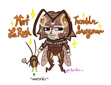 4milks_'s tweet photo. i drew him in the offline magma board...i hope it makes magn1 laugh lol 🪳 #MORfart #hnnnnngggggggggg https://t.co/Dgr1h4DEyx