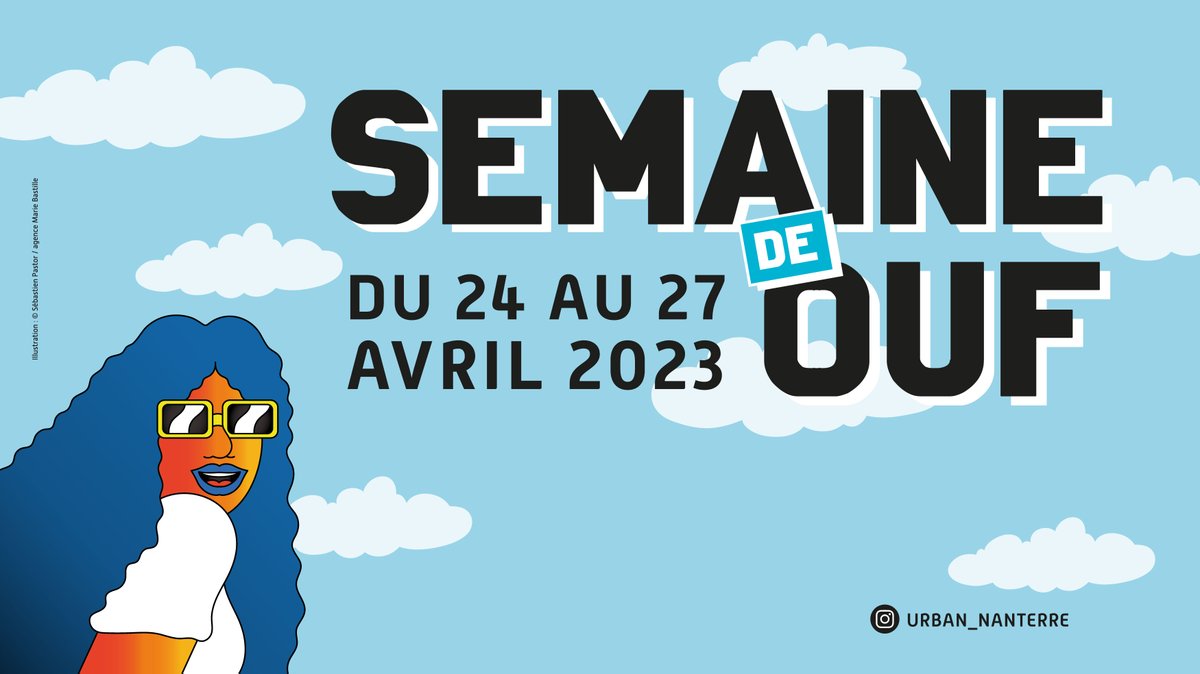 VilleNanterre's tweet photo. #Jeunes
J-7 avant la #SemainedeOUF ! 🤩 Les jeunes Nanterriennes et Nanterriens vont pouvoir profiter de 4 jours avec des #événements festifs, sportifs et urbains. 🆒 #Nanterre
Découvrez la #programmation, avec un #concert d'ouverture de qualité ! 😉
👉https://t.co/8BW6lLu7fB https://t.co/IQ6f8DQ082