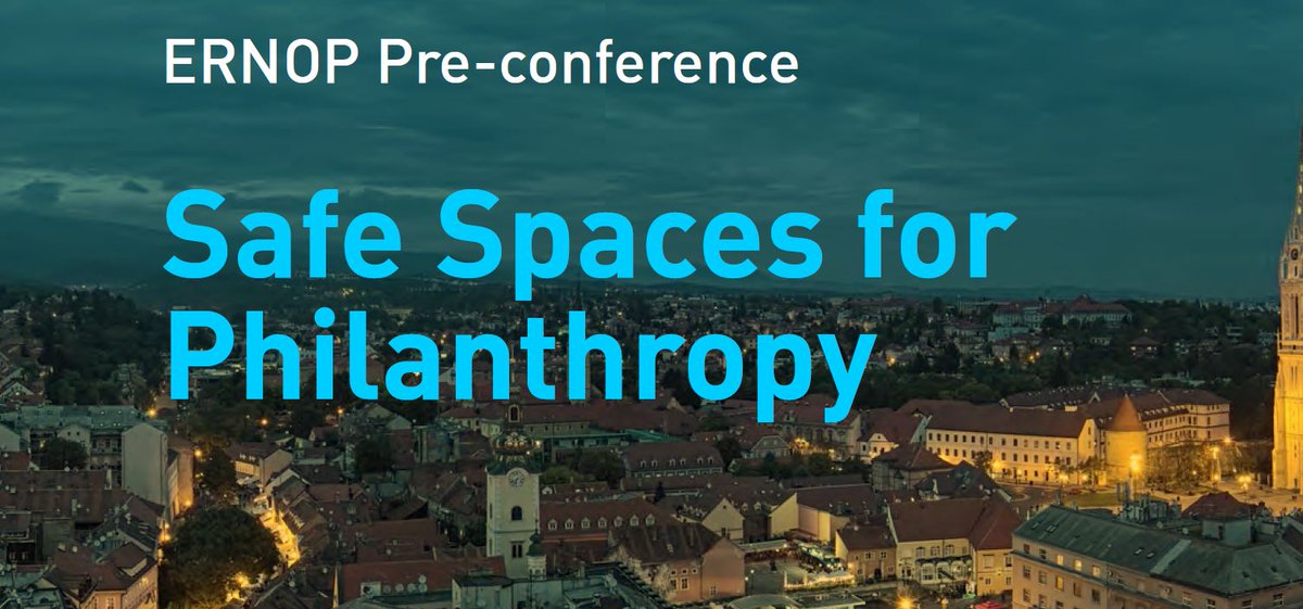 For #Philanthropy Professionals - This summer, the #ERNOP conference will take place in Zagreb. In the "safe space" format, one day before the conference (June 28th), an exchange between academics and #practitioners will take place. 

More infos here👉 ernop.eu/conference2023…