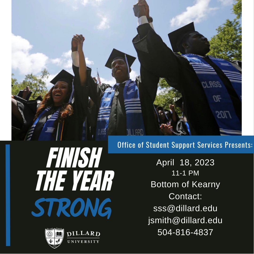 Dillard Student Support Services on Twitter "Happening NOW!"