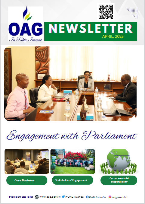 Dear stakeholders,
We are honored to let you know that OAG newsletter- April 2023 edition is now out and accessible via this link: bit.ly/416z4lJ. You can download, read, and even share it with your both internal and external public.