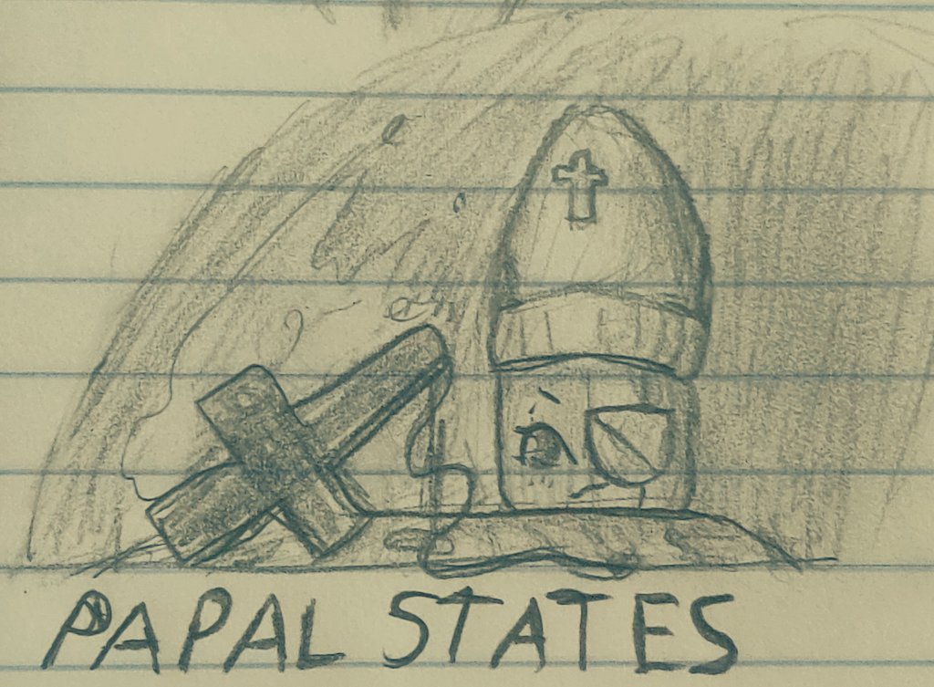 DiscoveryPapacy's tweet photo. Salve Twitter!
This is my first post, I hope you people like it!
#CountryHumans
#CountryHumansArt
#PapalStates
#CountryHumansPapacy
#Papacy https://t.co/FPU8VtoTtF
