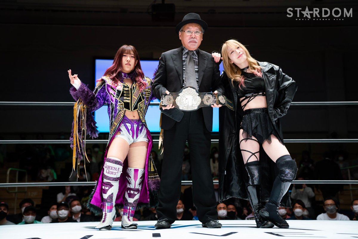 April 14 Korakuen Hall ◇High Speed Title Match AZM pinned Saki