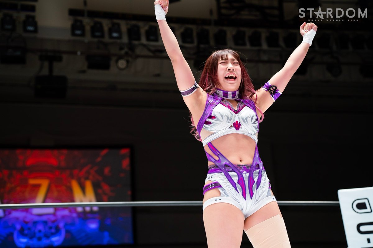 April 14 Korakuen Hall ◇High Speed Title Match AZM pinned Saki