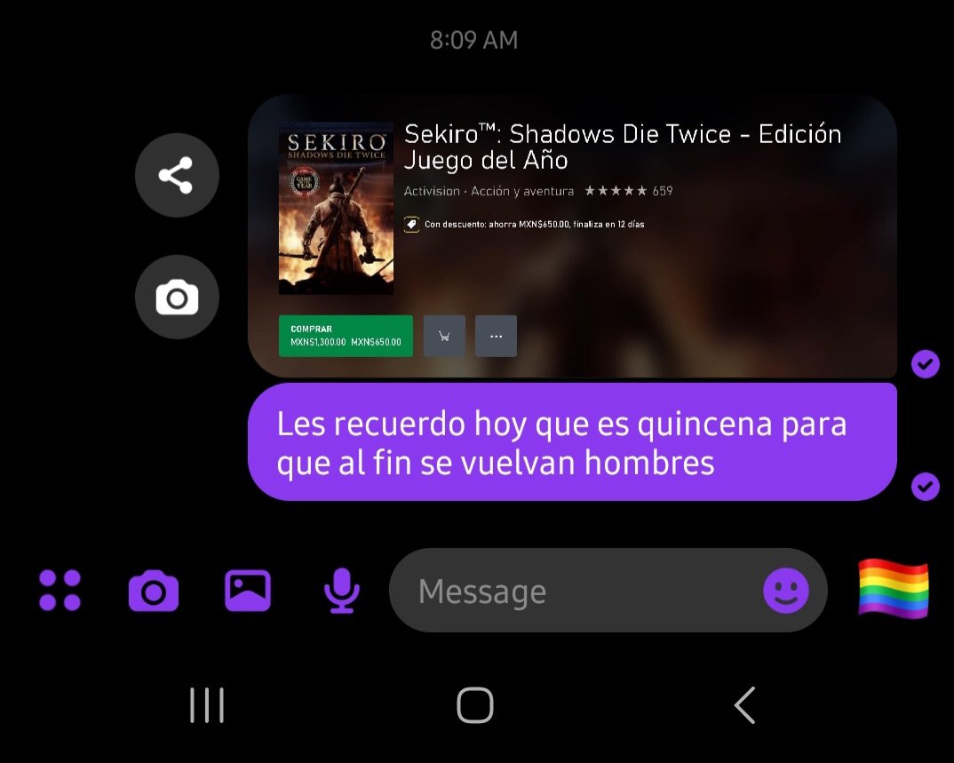 AlnDav's tweet image. Reminding the groupchat that #SEKIRO is on sale right now on #xboxstore