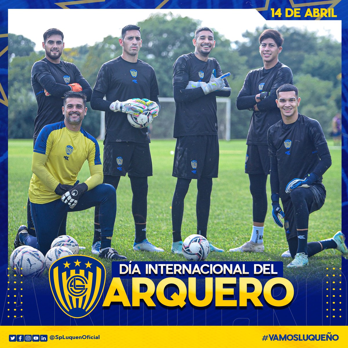 SpLuquenOficial's tweet photo. ¡Feliz Día Internacional del Arquero! 🧤😍

Agradecemos a nuestros arqueros por su pasión, habilidad y dedicación para defender los colores más lindo del mundo. 💙💛

#VamosLUQUEÑO 🇺🇦 https://t.co/gKrP1uN05L