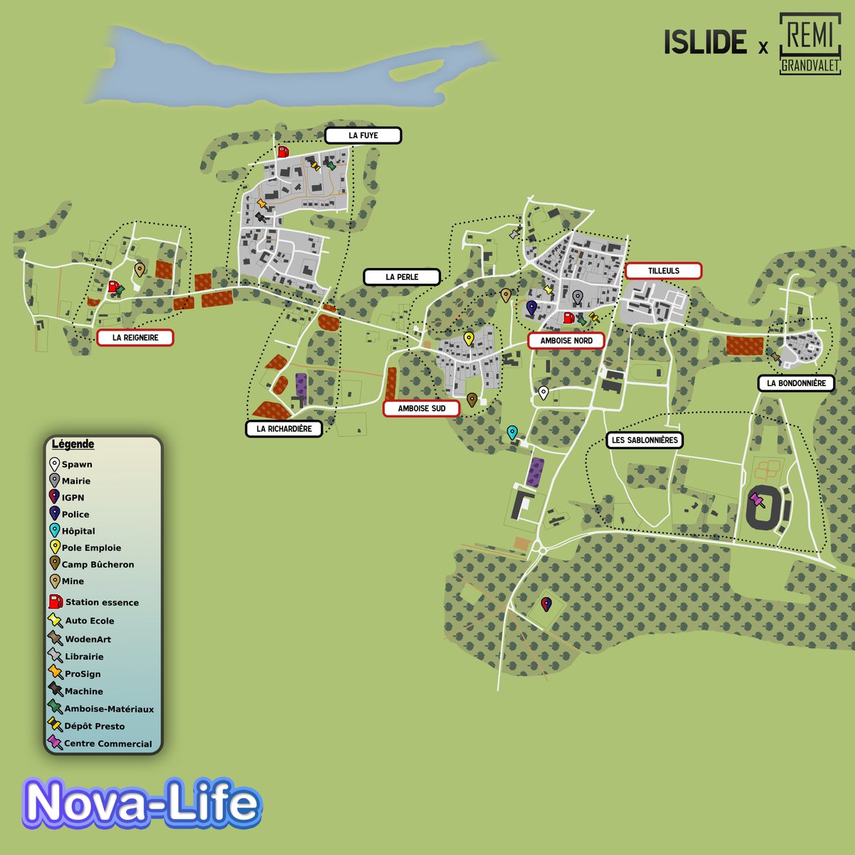 IslideTN's tweet photo. Un aperçut de la carte du jeu aujourd'hui ! C'est une ébauche mis à disposition pour les joueurs réalisée avec @Remigrandvalet https://t.co/gLu8Z57So0