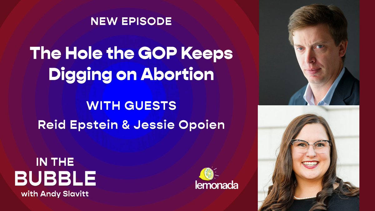 Abortion rights are becoming a winning platform for Democrats, as seen in the recent Wisc. Supreme Court election. @ASlavitt asks NYT's @reidepstein & Capital Times reporter @jessieopie if the race is a bellwether heading into the 2024 elections. Listen: link.chtbl.com/InTheBubble?si…