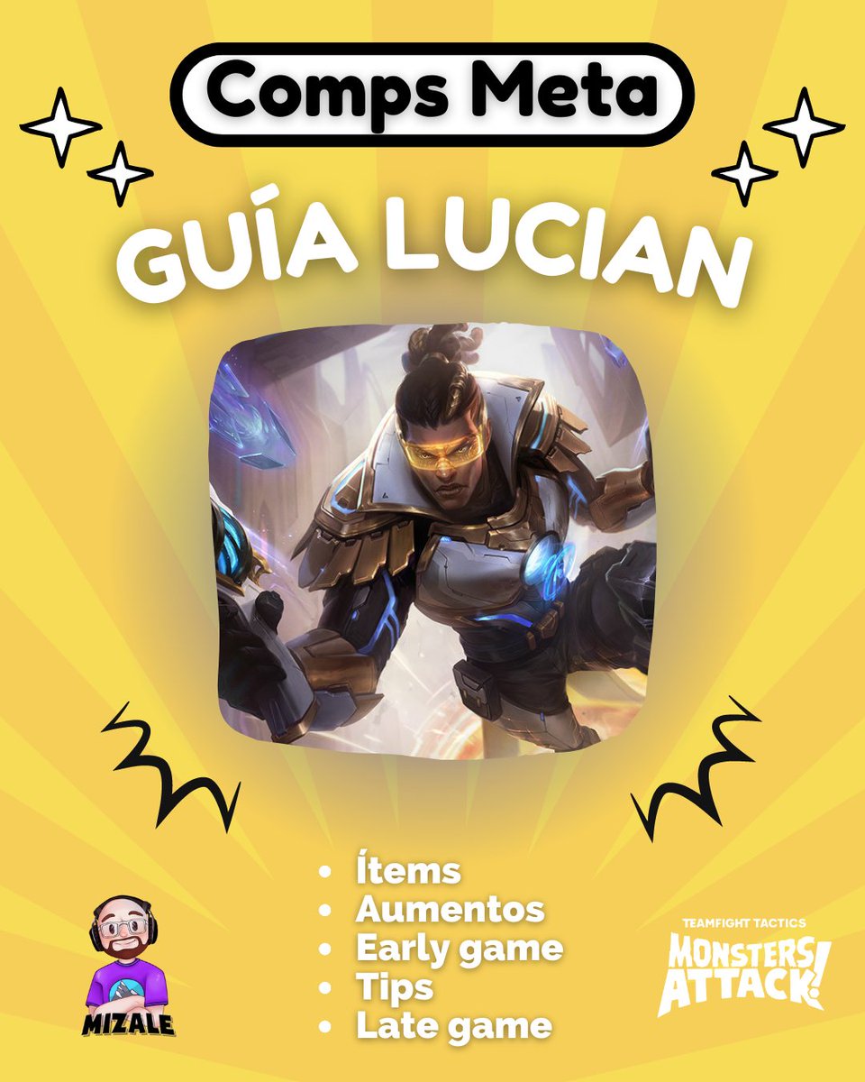 🚨Volvieron las guías 🚨

Arrancamos con una de las más fáciles 
💥 LUCIAN REROLL 💥

Les dejo este hilo para que vean como la juego yo generalmente 🧵

Ustedes ¿Cómo la juegan? o ¿Qué agregarían a la compo?

Los leo 👀

Se agradecen los  🔁 y ❤️