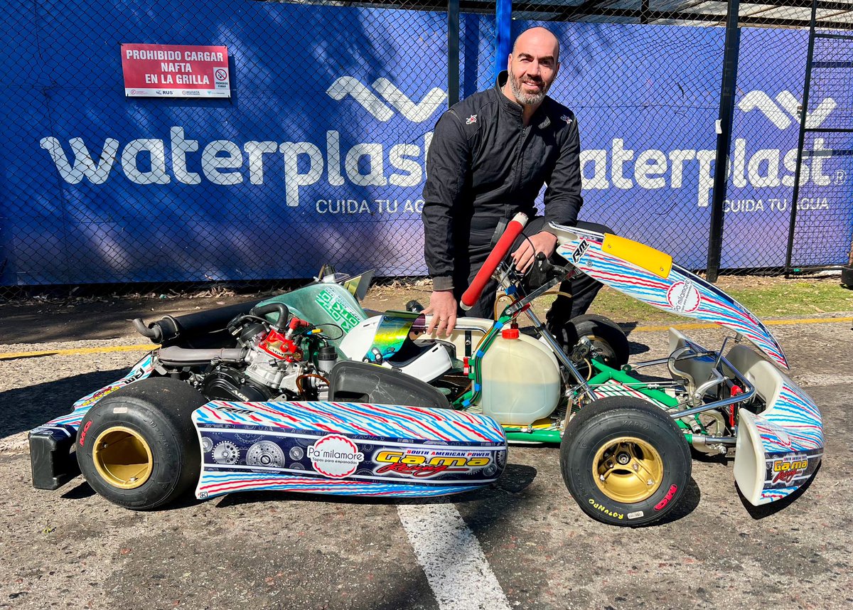 Hoy día de entrenamientos con Roberto Rotundo en el kartodromo de Buenos Aires con su ROTAX DD2.