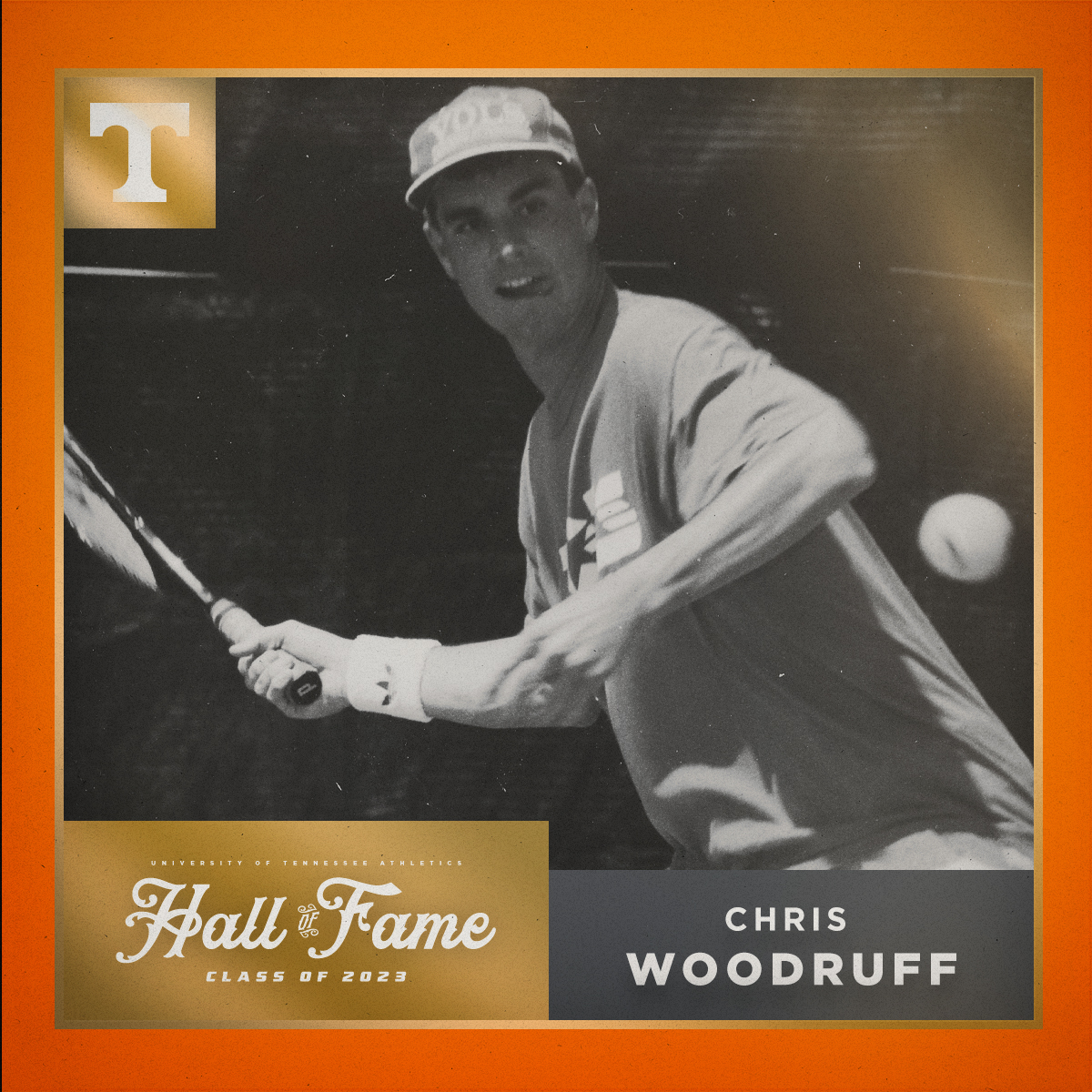 Vol_Tennis's tweet photo. This evening, Chris Woodruff will be inducted into the University of Tennessee Athletics Hall of Fame as a member of the Class of 2023! https://t.co/IZhSqlmGPP