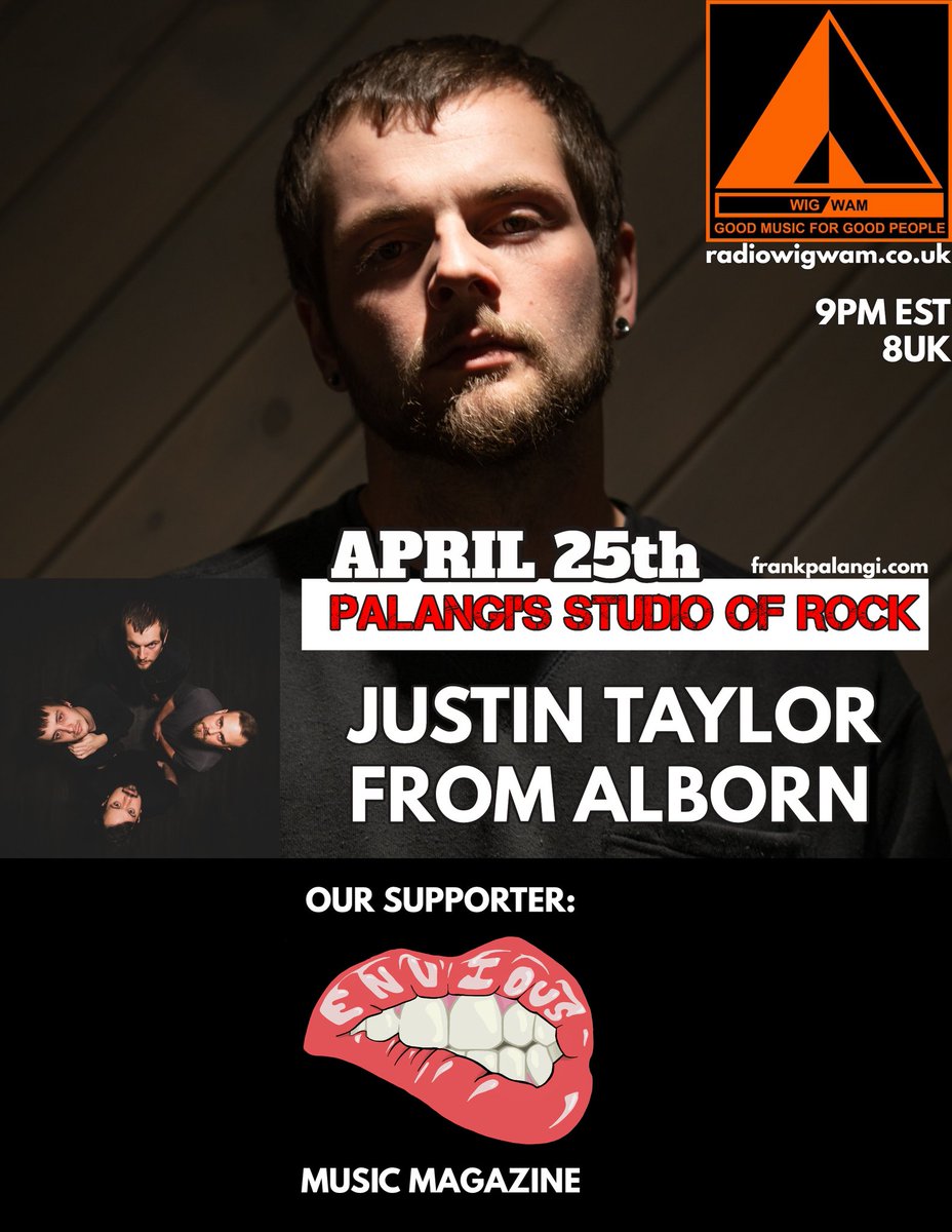 palangistudios's tweet photo. - @albornofficial interview coming soon on @Radio_WIGWAM !!
https://t.co/0P2t51V4Kt
#rockradio #alborn #indieartists #indiebands #rocknroll #heavyrock #internetradioshow #interviews #musicinterview #radioshowhost #radiohost #radiowigwam #palangistudioofrock #frankpalangi https://t.co/PwU9ieiG86