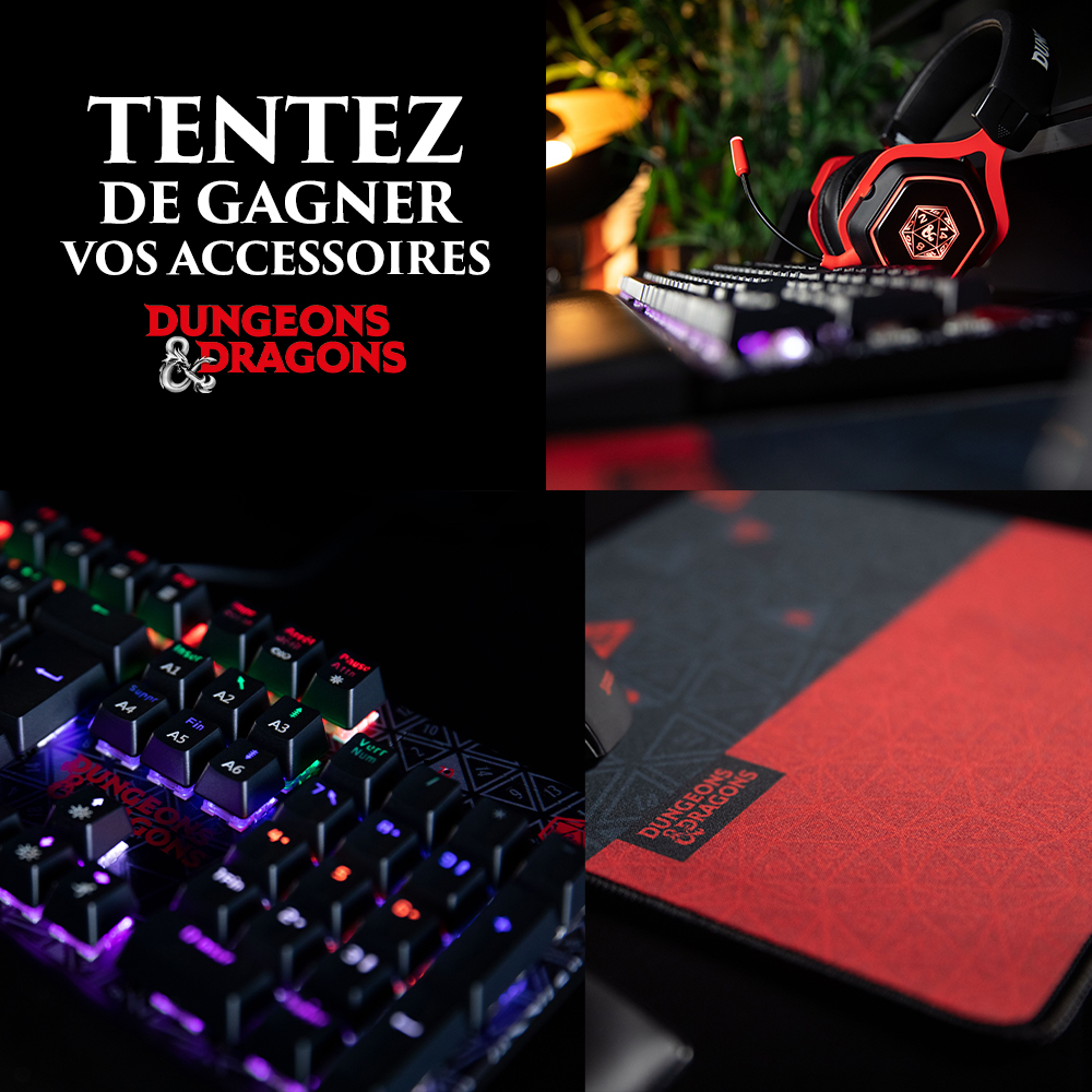 Pour la sortie du film Dungeons &amp; Dragons, tentez de gagner un pack d'accessoires gaming ! 

➡ Like, RT &amp; Follow <a href="/Micromania_Fr/">Micromania-Zing</a>⁣⁣⁣⁣⁣⁣⁣⁣⁣⁣⁣⁣⁣⁣⁣⁣⁣⁣⁣⁣⁣⁣
➡ Mentionnez un ami en réponse avec #MicromaniaDungeons⁣⁣⁣⁣⁣⁣⁣⁣⁣⁣⁣⁣⁣⁣⁣⁣⁣⁣⁣⁣⁣⁣