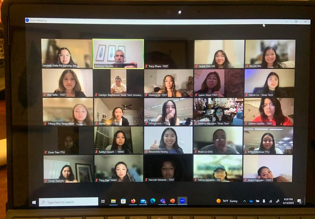 It was an honor to speak to the national chapter leaders of the Lamda Delta Psi Sorority!  Anthony and I really appreciate the opportunity!  #fentanylstealsyourfriends #awareness #community #bettertogether