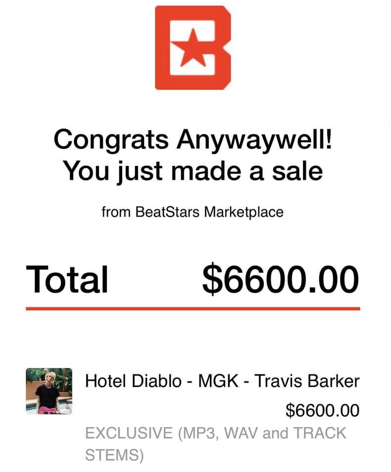 rzpxyz's tweet image. Probably one of the biggest @BeatStars sales you've ever seen 🤯