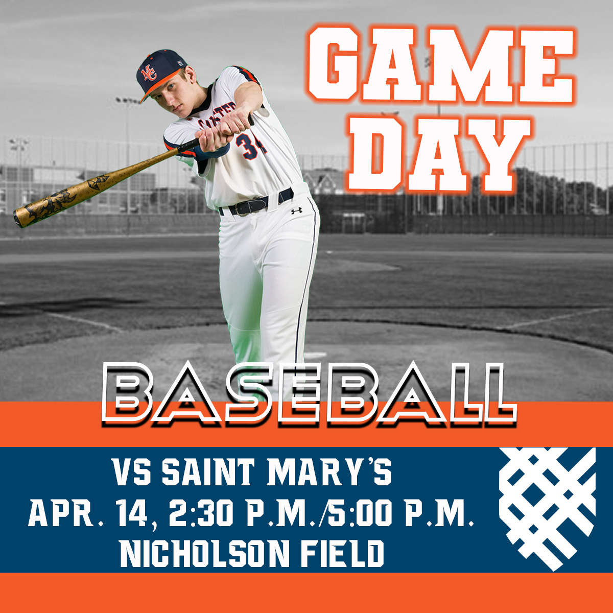 MacalesterScots's tweet photo. GAME DAY! Let's go Scots! @MacalesterBase #GoScots #heymac https://t.co/hfL3I161hP