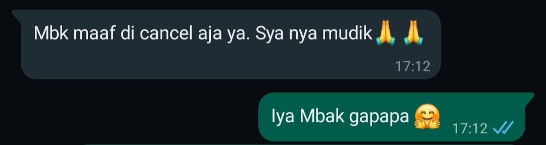 Baru aja kejadian hari ini, ada yg keep baju mau COD besok aku anter ke rumahnya, trus dia ngabarin mau cancel karna mau mudik, aku gpp, ga ada rasa kecewa, aku santuy aja. Ga nyampe 1 jam, pelanggannya Mbak yg di Madura pengen baju itu, langsung sold. MasyaAllah ❤️