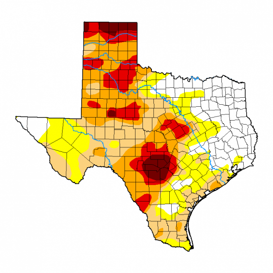 78% of Texas is currently experiencing "abnormally dry" to "extreme drought" conditions <a href="/SuccessfulFarm/">Successful Farming</a> buff.ly/3KFxNuP