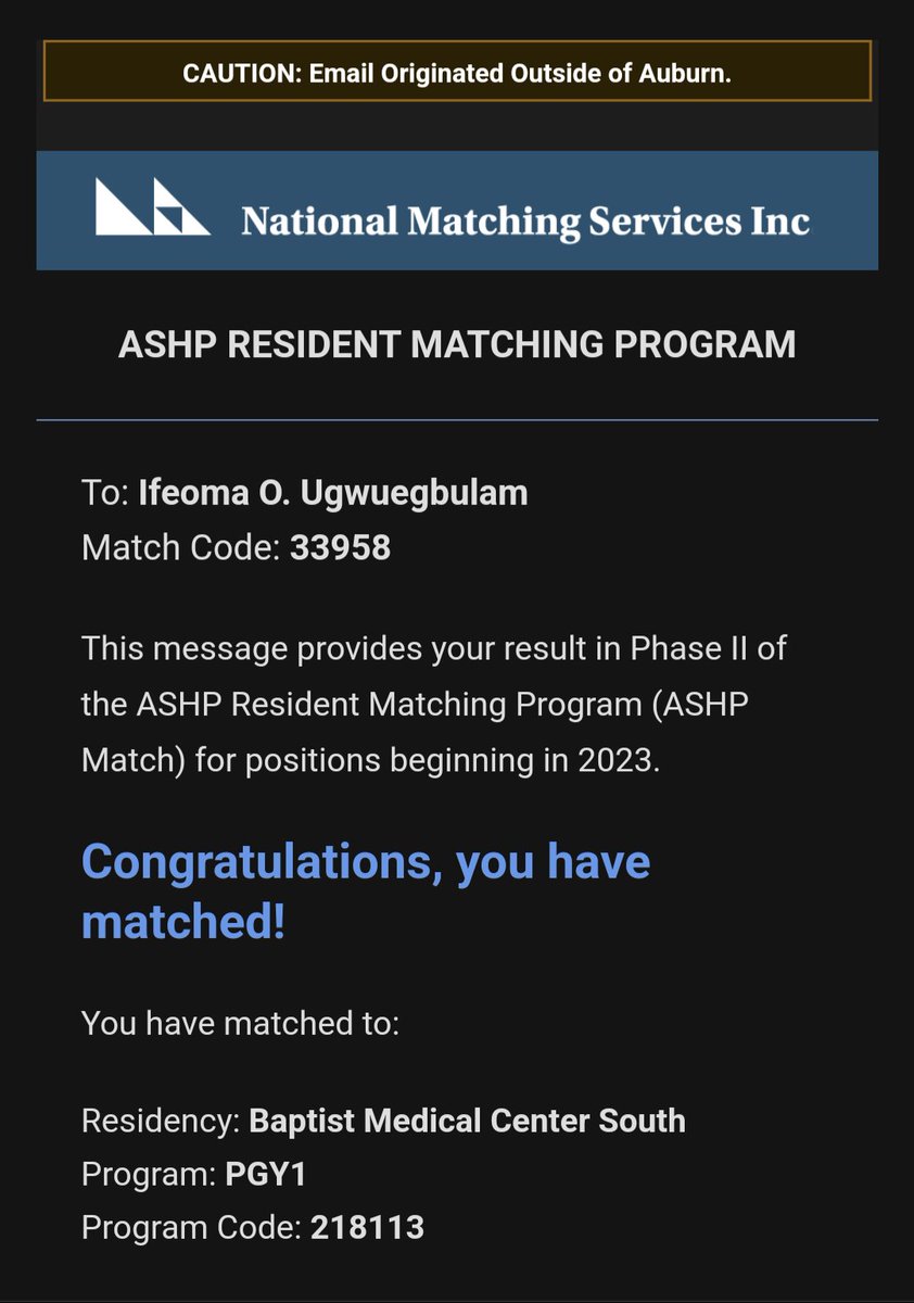 Not matching in Phase 1 was devastatinggg, but looks like the 2nd time was the charm!! I'M GONNA BE A RESIDENT!!! 🥹🙌🏾🎉 #ASHPMatch #RxMatch #RxMatch2023 #RxMatchDay #MatchDay2023 #Phase2 #PharmRes #PharmacyResidency #TwitteRx