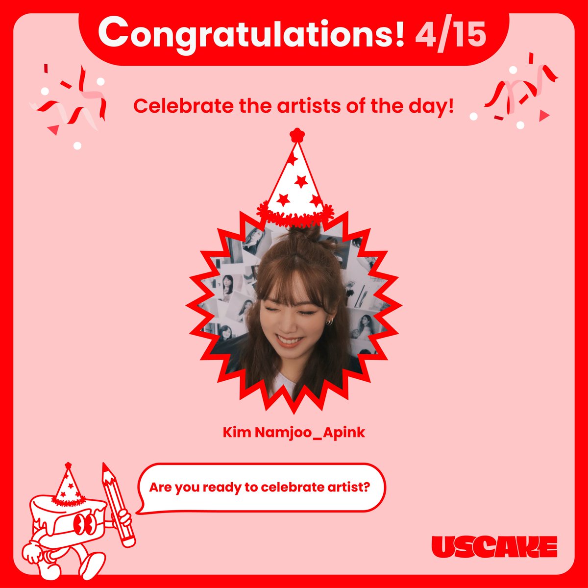 fan_uscake's tweet image. 🎊Today’s Birthday Artists🎊
Today is #Namjoo's birthday!
 #USCAKE send warm wishes to this beautiful artist😘  
#KPOPCOMMUNITY #Apink #김남주 #남주 #NAMJOO #KIMNAMJOO #HAPPY_NAMJOO_DAY #우리의_캔디_냄쥬_사랑이라대