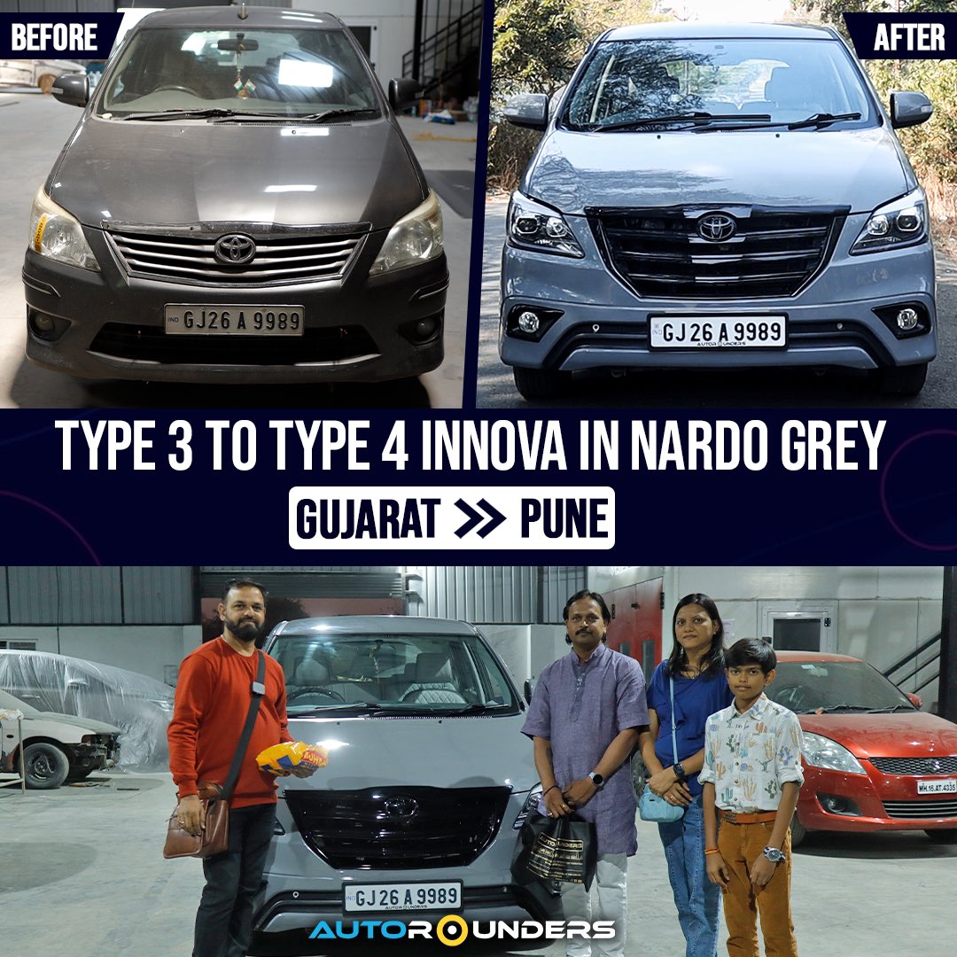 Autorounders's tweet photo. This Innova is perfect in elegance and sportiness with its bold design!π₯
Visit the link below for the full modification videoππ»
https://t.co/uiGPY6qlmv
#Autorounders #Innova #ToyotaInnova #NardoGrey #interiorcustomisation #mumbai #hyderabad #pune https://t.co/6nKhwnJxaS