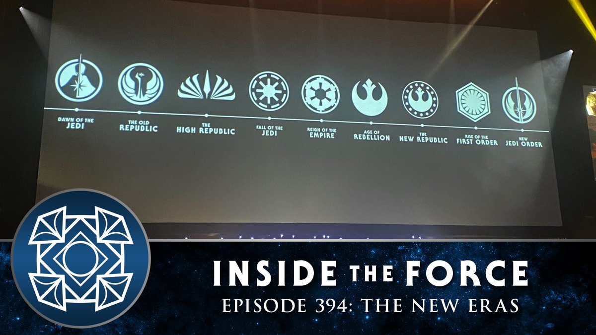 InsideTheForce's tweet image. NEW SHOW!

EPISODE 394: THE NEW ERAS
- The New Timeline of Eras
- #TheMandalorian Chapter 23
- New Book Release Dates
- And More! #MTFBWY

Listen on all podcast feeds or watch here 👇🏼.
youtu.be/yR7lhcHplkI