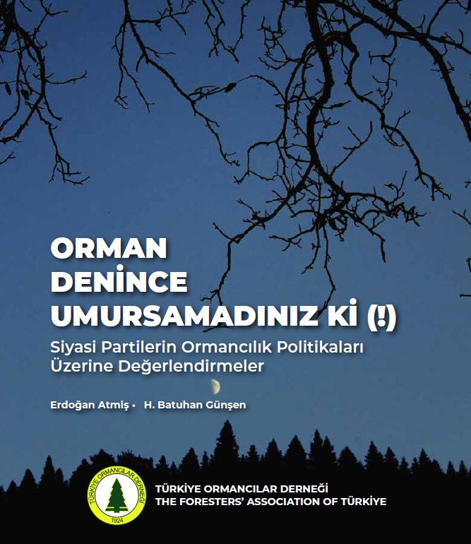 2018de başkanlık sistemine geçtikten sonra 1. Orman yangınlarıyla mücadeleye ayrılan bütçe azaltıldı ve rekor miktarda orman yandı. 2. Ağaçlandırma bütçesi azaltıldı ve en düşük ağaçlandırma yapıldı. 3. Odun üretimi %69 artırıldı. Hepsi yeni kitabımızda: ormancilardernegi.org/HaberDetay?Id=…