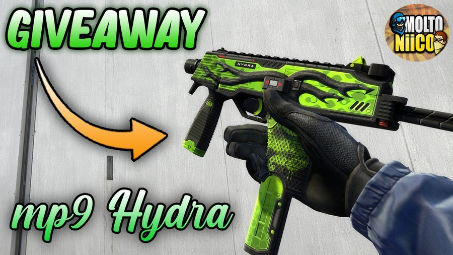 Molto_Niico's tweet photo. 💚MP9 HYDRA💚 #CSGOGiveaway #csgo 

To enter/requisitos:  

✅-Follow @Molto_Niico
✅-Retweet 
✅-Sub+like https://t.co/KwqiHFdQQM (show proof🧐)  

Good Luck!☘️ https://t.co/fNa3myQ55y
