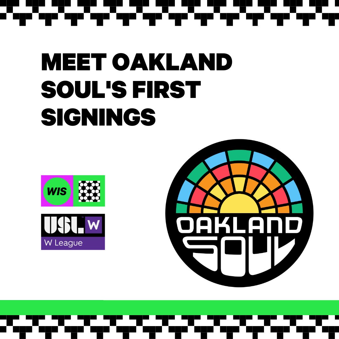 womeninsoccerus's tweet photo. The @oaklandsoulsc have made their first players' signings in club history. They’re ready for the 2023 @uslwleague 😈 #FortheW. https://t.co/Zjd1xtlVbT