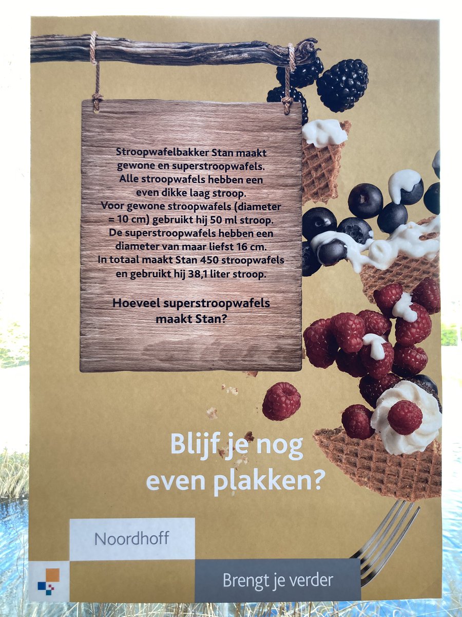 Stan de Stroopwafelman is al de hele dag een hit op de informatiemarkt. Al zegt hij dat weinig mensen hem kunnen zeggen hoeveel superstroopwafels hij nu eigenlijk heeft gebakken… #NWD2023