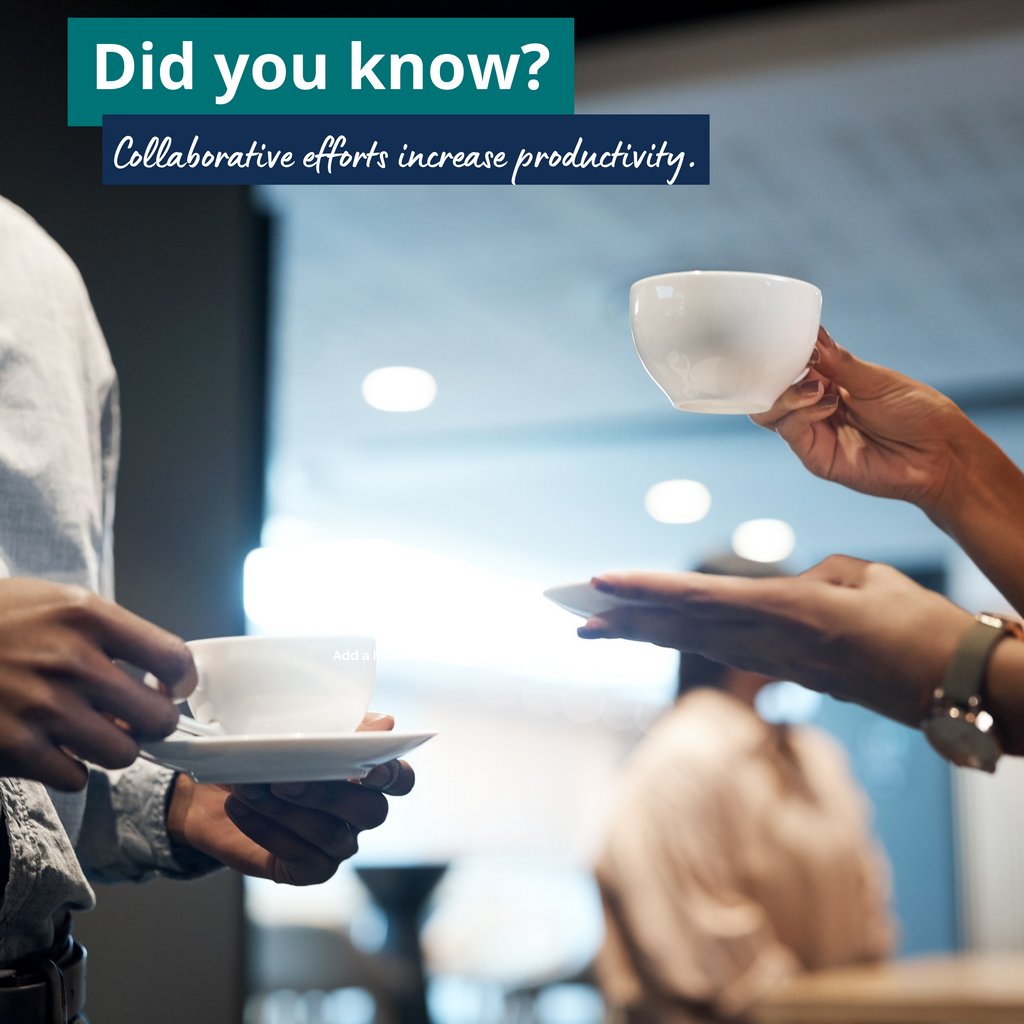 According to a study performed by Stanford, when you work in a collaboritve instead of individual setting, you are 50% more effective at completing tasks. 🧑‍🤝‍🧑

Read more here: sciencedirect.com/science/articl…