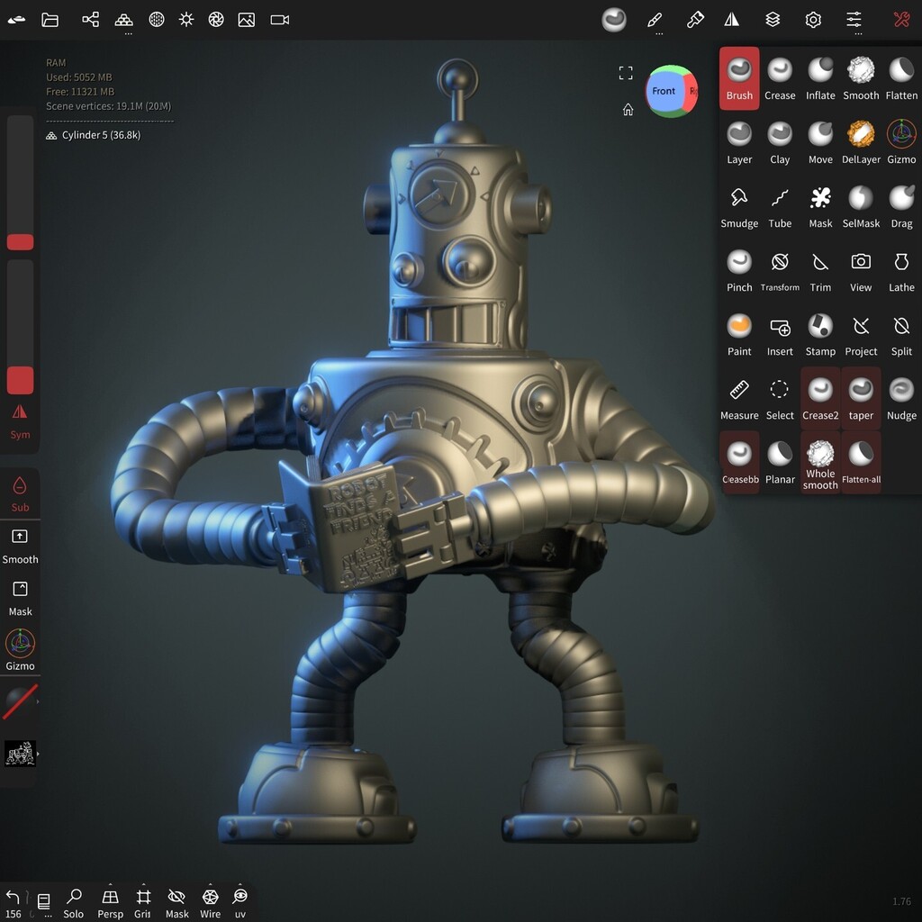 breadwig's tweet photo. Another in progress robot.
#vinyltoys #arttoys #designertoys #designertoy #resintoys #3dprinting #designervinyl #characterdesign #breadwig #toydesign #picturebooks #picturebookartist #nomadsculpt #robottoys #robots https://t.co/V9IaPpQYV2 https://t.co/iX9LP6dYSQ