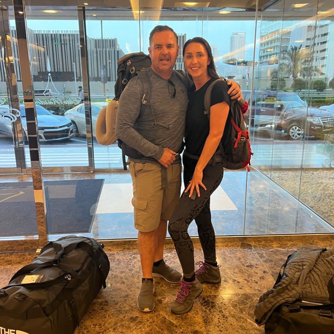 BT1DUK's tweet photo. It's #FridayFundraiser time!🌟 This week's shoutout goes to Graeme &amp; Leanne, who are taking on a Everest trek! They'll be tackling an 11-day hike to Base Camp Everest at an altitude of 17,594ft. Their daughter, Blaire, was diagnosed with #T1D. We're behind you all the way 💪 https://t.co/Vm6t9DTvjp