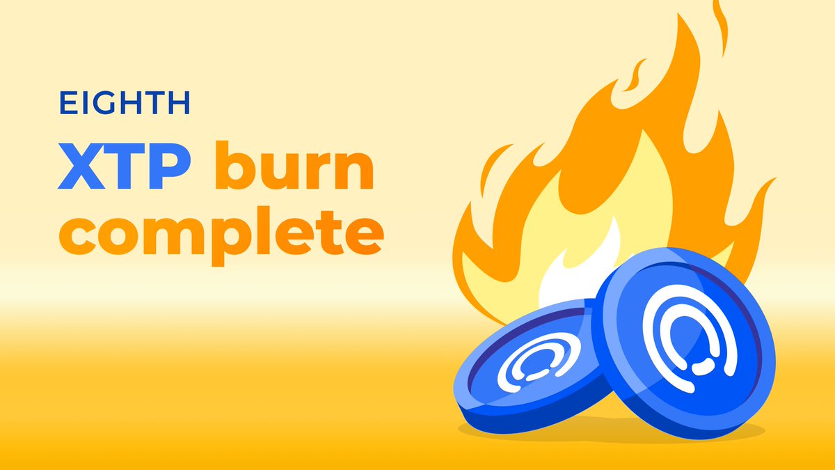 Tap_Fintech's tweet photo. Tap initiated its 8th XTP burn worth 13.07 Million tokens (equivalent to $87,896.24) 🔥🪙

https://t.co/2WtZ01dRd6

$XTP #xtp #Tap #Burn #tokenburn #cryptoburn #coinburn #crypto #token #fintech https://t.co/x7UEDuTdGP