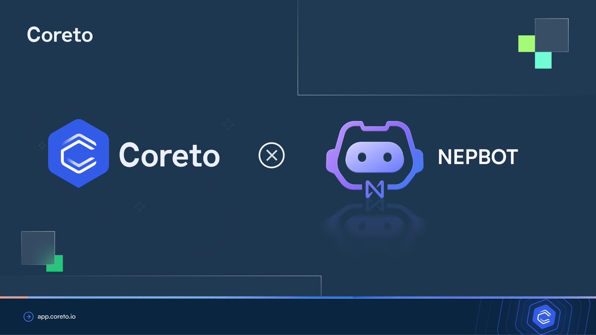 Coretoio's tweet photo. ๐คWe're partnering with @nepbot4near and exploring ways to integrate our #DRS within their Discord community management #bot.
๐This empowers community members to build their on-chain #reputation and strengthens #NEAR based communities.
#DecentralizedReputationSystem #NepBot https://t.co/IU9zz9b2d8