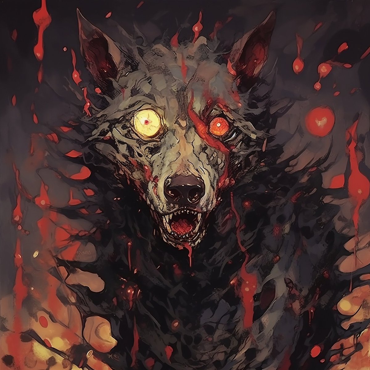 #AILust Weekly Challenge Day 5: The Beast #AIart #AIArtwork #aiartcommunity #Horror