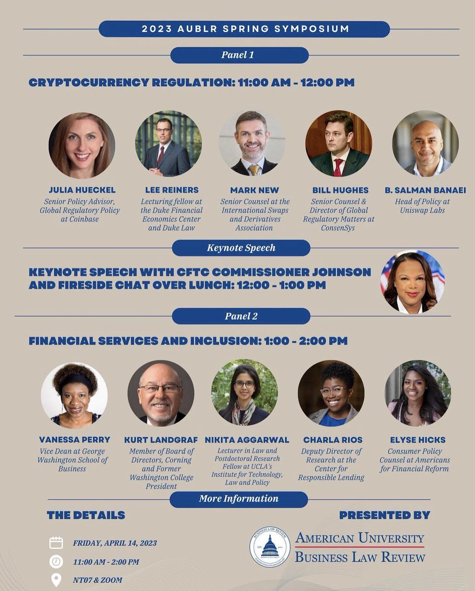 Meet our #springsymposium panelists!