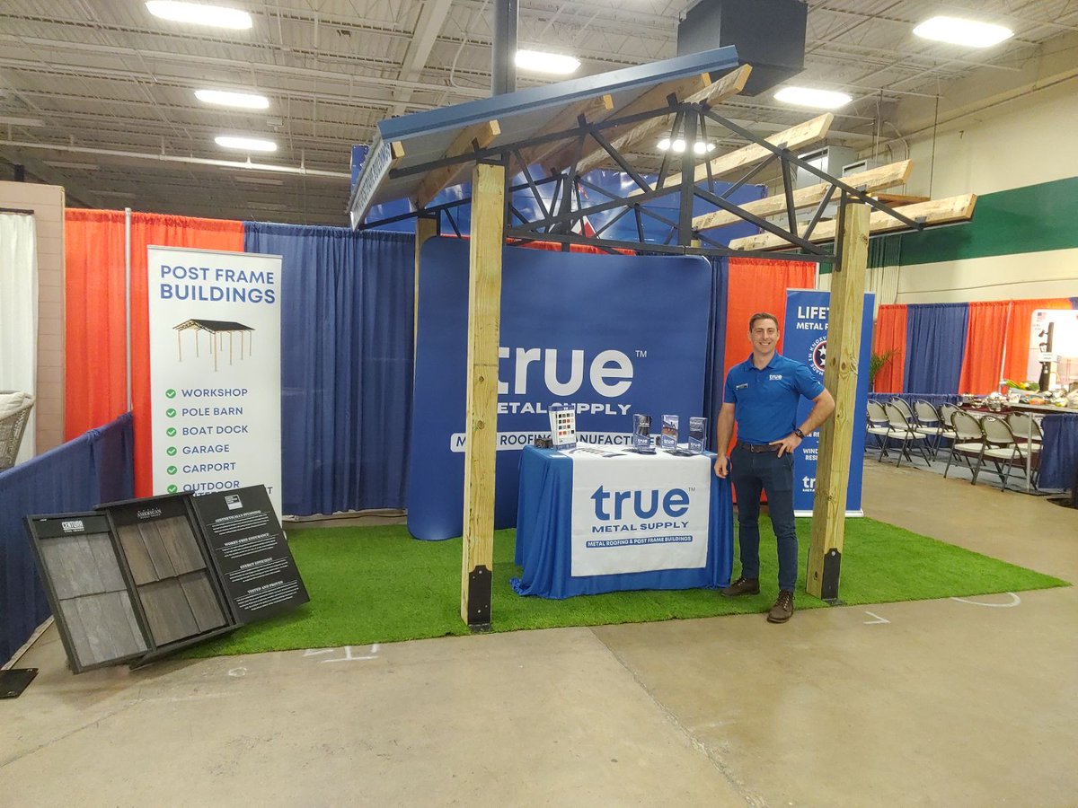 The HBAGK Home Show is underway! Stop by our booth (303, 305) any time before 6 PM, and let Adam and Blake help with your metal roofing and/or post frame needs! 

We'll also be at the Home Show Saturday from 10 AM - 6 PM and Sunday from 11 AM - 5 PM.