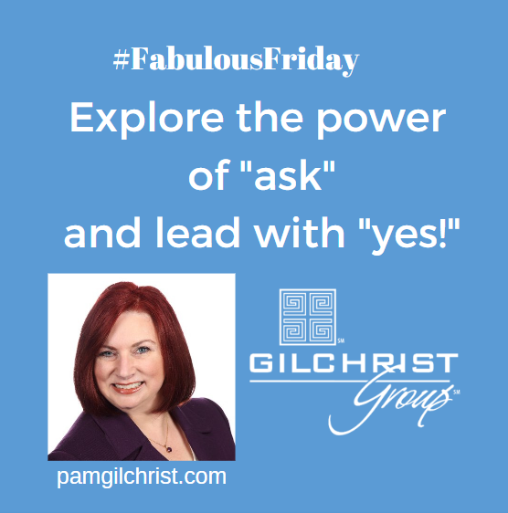 Thoughts and words are powerful. Asking for what you ultimately want takes clarity and courage. Build your "ask"abilities and lead with yes! #Mindset #Leadership #Resilience