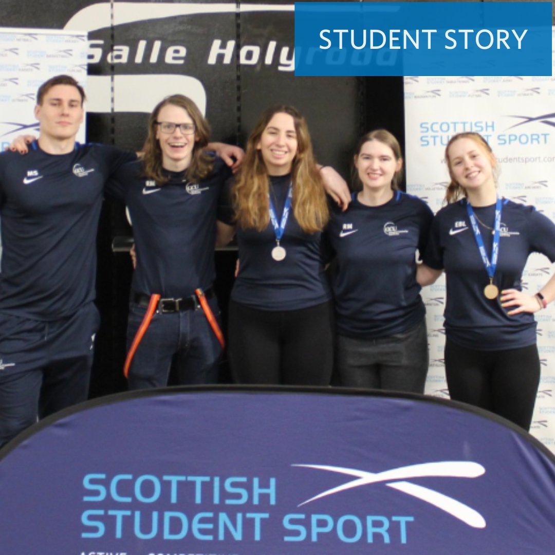 Student story incoming❗️ Say hello to our lovely @GCUstudents Fencing club 👋 We caught up with Elsie Llewellyn, who told us all we need to know about the talented group of students and their recent success @BUCSsport and @ScotStuSport 🤺 Read ➡️ bit.ly/3KFxwIj