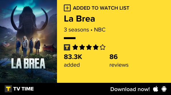 UpMalik_'s tweet photo. I've just started following La Brea https://t.co/H0sCnpBLVb #tvtime https://t.co/n2oHKabV2D