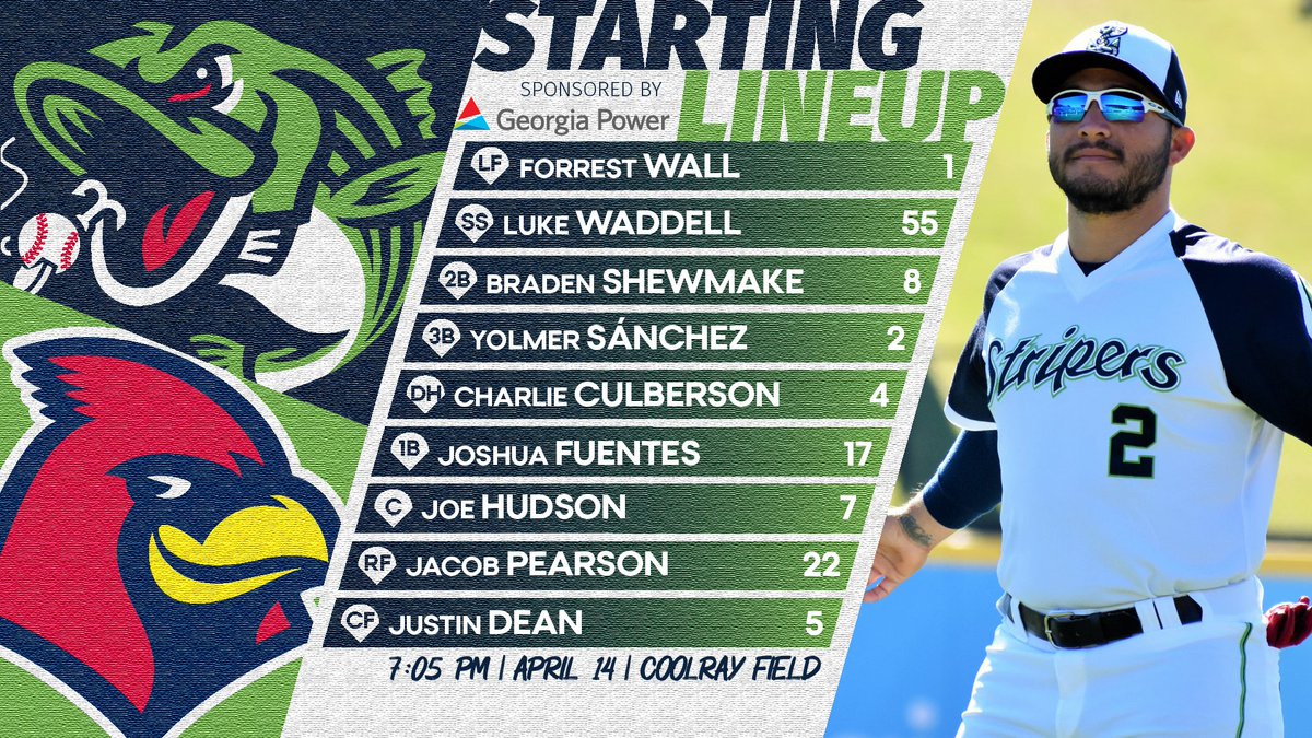 GoStripers's tweet photo. 'Cause we gotta have faith

📍: Coolray Field
⏰: 7:05
📻/📺: https://t.co/cmnejywP0P
🗒️: https://t.co/SOVWXDLlYM https://t.co/wygw7chcad