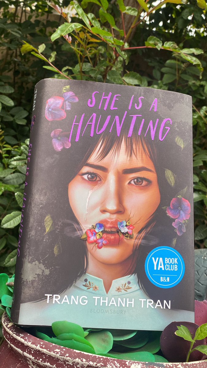 BNMontclair's tweet photo. YA Bookclub is tonight at 7!!! We’re so excited to get to talk about She is a Haunting by Trang Thanh Tran! Will you be there?? https://t.co/Oe6PIUUdps