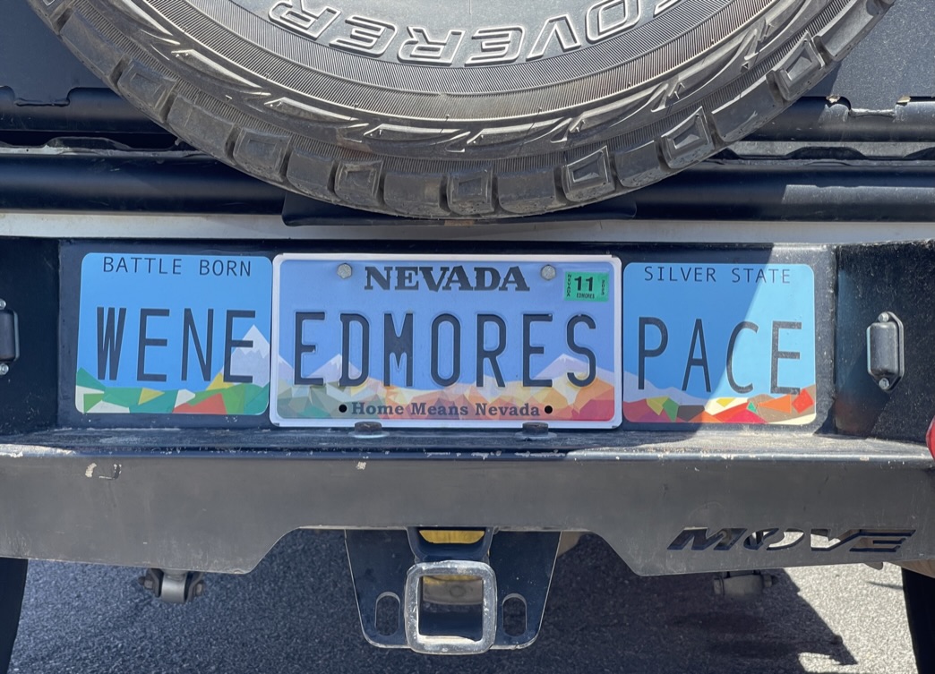 Mmm ... perhaps this vehicles owner should consider #EsmeraldaCounty 🤔 #Nevada #HomeMeansNevada