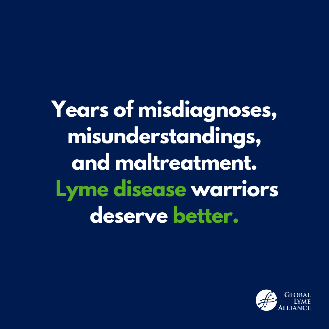 We've come to accept that it's normal for people in the Lyme community to be sick for years. We're used to hearing stories about doctors who call us crazy and family members who abandon us in our time of need. Even though these events are common, it does NOT make them okay. 💚